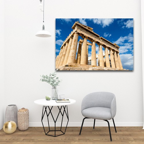 Decorative frame on canvas Acropolis Athens