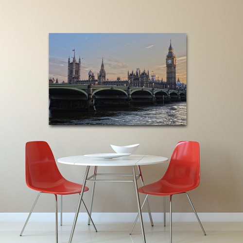 Decorative frame on canvas London