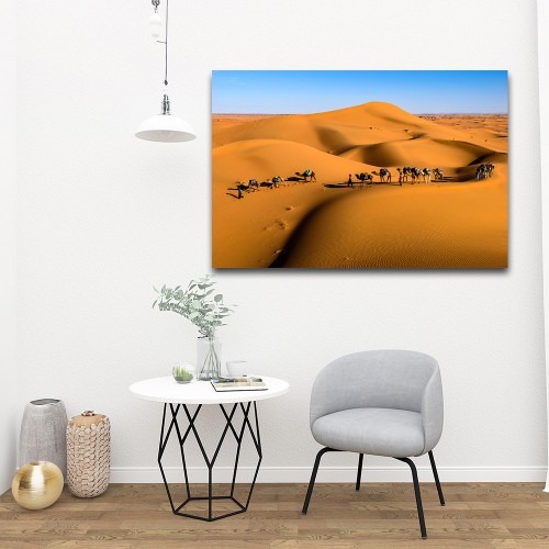 Decorative frame on canvas desert 2