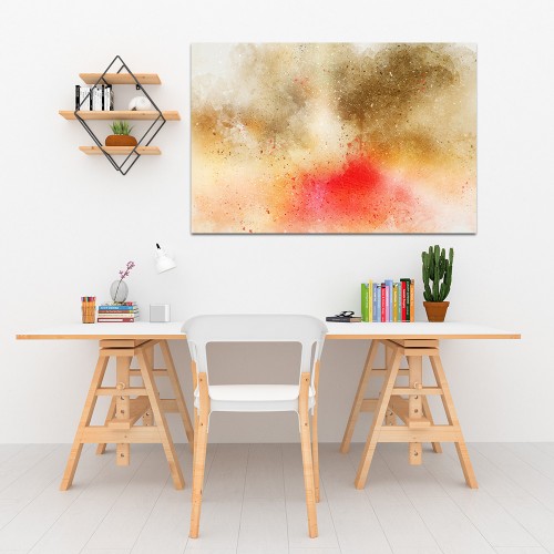 Decorative frame on canvas modern