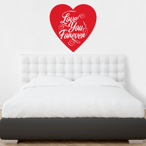 Wall sticker decor love forever