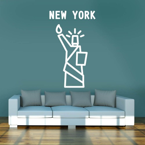 Αυτοκόλλητα διακόσμησης τοίχου Νέα Υόρκη