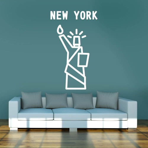 Wall sticker decor New York