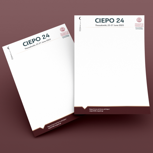 Digital print letterhead