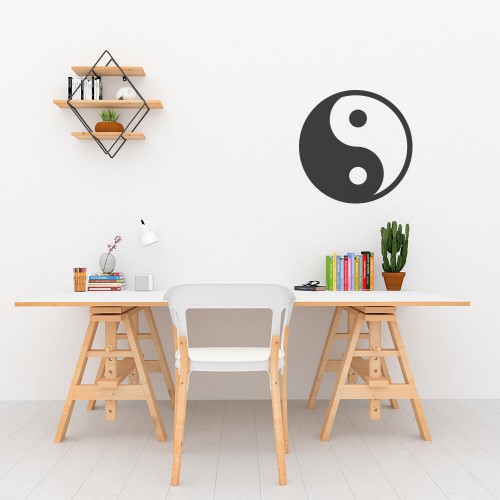 Wall sticker decor Yin-Yan