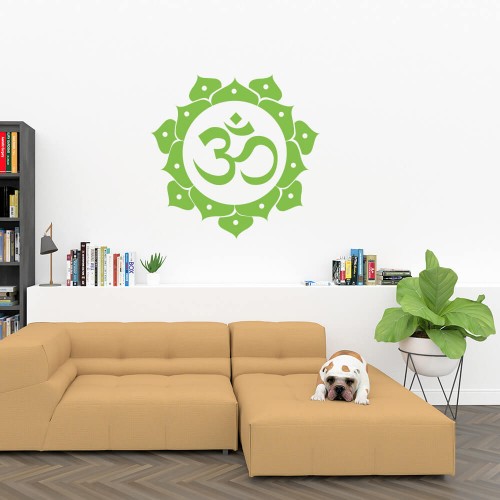 Wall sticker decor om yoga