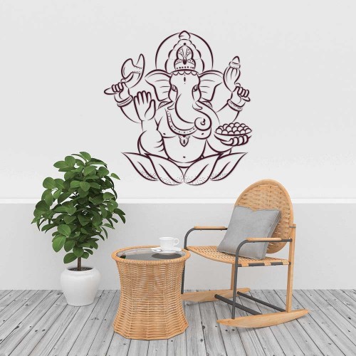 Wall sticker decor Ganesha