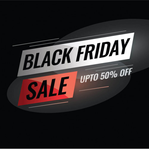 Black Friday sales vunil sticker decor for window