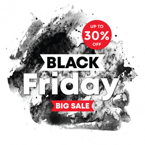 Black Friday sales vunil sticker decor for window