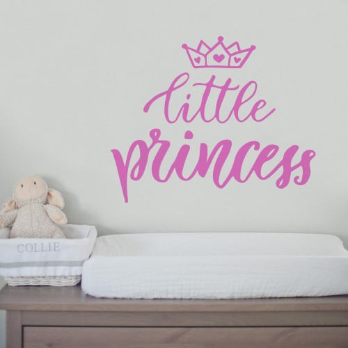 Wall sticker decor little princess