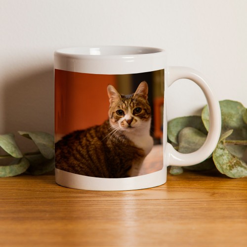 Digital print in a coffee mug